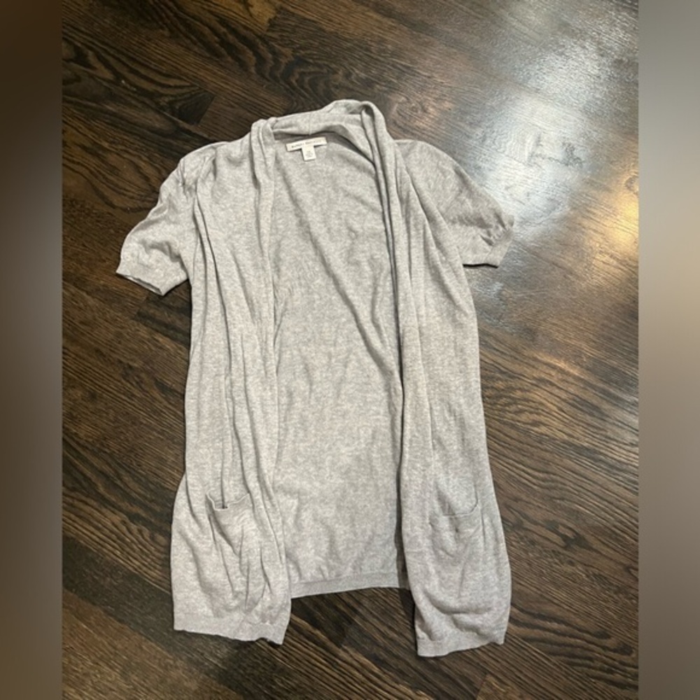 Vintage Banana Republic Women’s Short Sleeved Cardigan XS soft pima cotton/wool